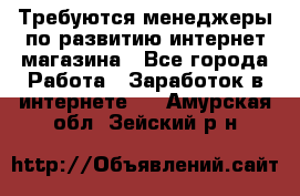 Требуются менеджеры по развитию интернет-магазина - Все города Работа » Заработок в интернете   . Амурская обл.,Зейский р-н